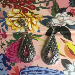 Silver earrings